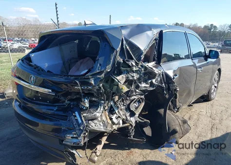 2014 Acura Mdx Technology Package from USA, damaged, VIN 5FRYD3H41EB019325